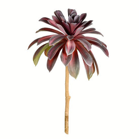 16" Artificial Green Succulent Spray