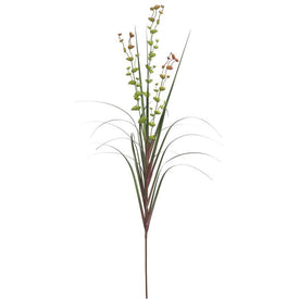 Vickerman 36" Artificial Green Grass and Eucalyptus Spray. Includes 6 sprays per pack.