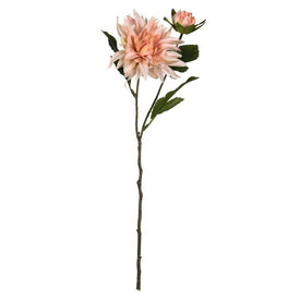 17" Artificial Peach Dahlia Sprays 6-Pack