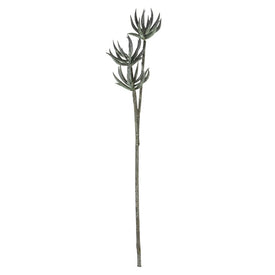 24" Artificial Mixed Green Aloe Assorted Sprays 3-Pack