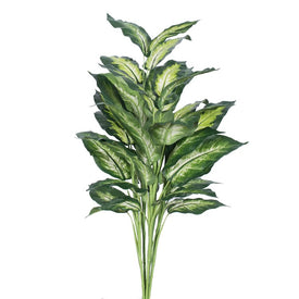 3' Artificial Marble Dieffenbachia Plant