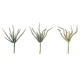 10.5" Artificial Green Haworthia Assorted Sprays 6-Pack