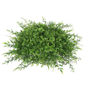 18" Artificial Mixed Greenery Half Ball