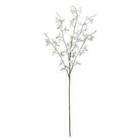 35" Artificial Mini White Dancing Orchid Sprays 3-Pack