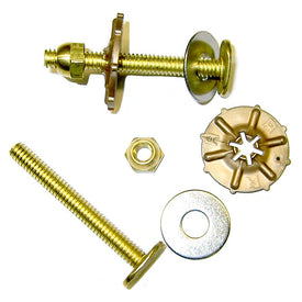 Closet Bolt Johni Quick Bolt Brass 5/16 x 2-1/4 Inch