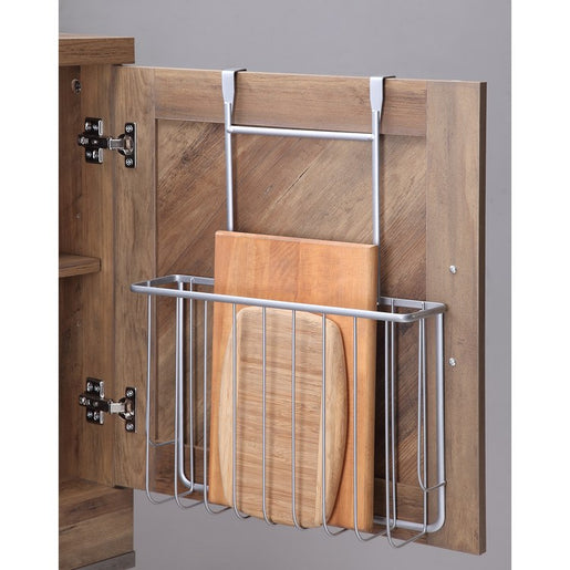 Over-the-Cabinet-Door Organizer Holder - Chrome