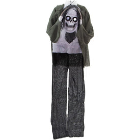 4.5' Henry the Headless Reaper with Animated Eyes Indoor/Outdoor Battery-Operated Halloween Decoration