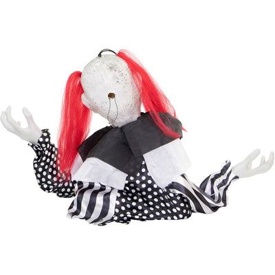 18" Buggy the Animated Groundbreaker Clown Indoor/Outdoor Battery-Operated Halloween Decoration