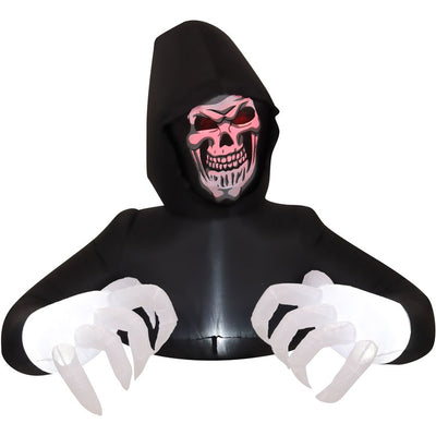 5' Inflatable Pre-Lit Grim Reaper