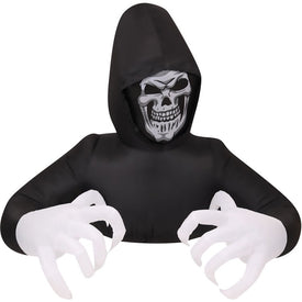 5' Inflatable Pre-Lit Grim Reaper