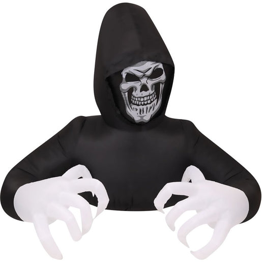 5' Inflatable Pre-Lit Grim Reaper