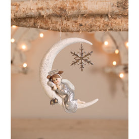 Anna Lee Angel Laying On Moon