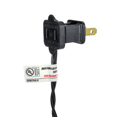 100-Count Orange Mini Halloween Light Set with 20' Black Wire