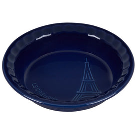 Eiffel Tower Collection 9" Pie Dish - Indigo