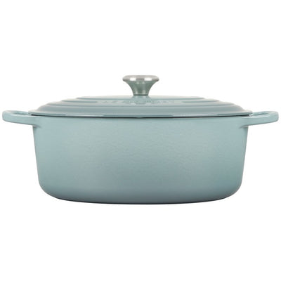 Signature 9-Quart Cast Iron Round Dutch Oven with Stainless Steel Knob - Sea Salt