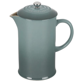 34 Oz Stoneware French Press - Sea Salt