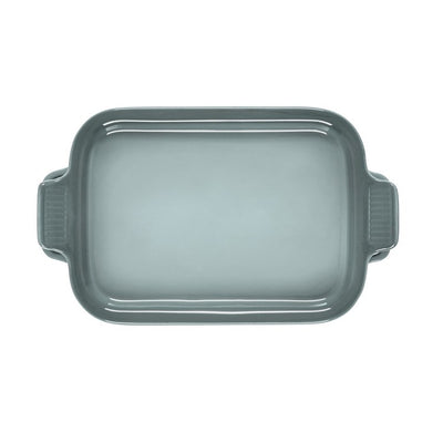 2.75-Quart Stoneware Rectangular Dish with Platter Lid - Sea Salt