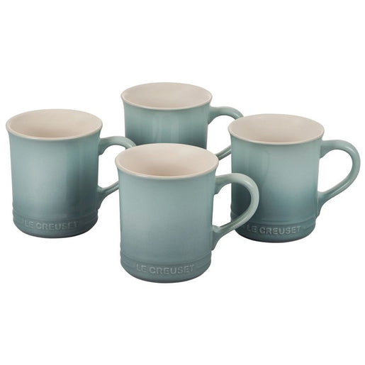 15 Oz Stoneware Mugs Set of 4 - Sea Salt