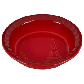 Eiffel Tower Collection 9" Pie Dish - Cerise