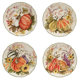 Harvest Morning Dessert Plates Set of 4