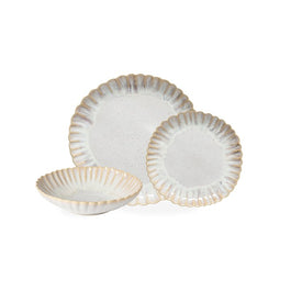 Mallorca Three-Piece Dinnerware Place Setting with Pasta Bowls