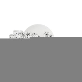 Garden Doodle 18-Piece Dinnerware Set
