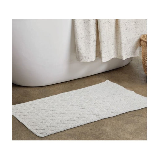 Barclay 20" x 30" Cotton Bath Mat - White
