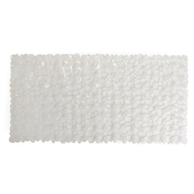 Pebble 17.7" x 35.85" Oversized PVC Tub Mat - Clear