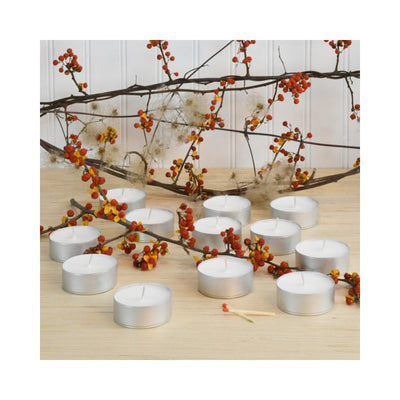 Extra-Large Unscented Tealight Candles Set of 12
