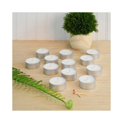 Extra-Large Unscented Tealight Candles Set of 12