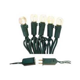 Electric String Lights with Soft White Globes