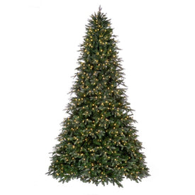 9' x 66" Pre-Lit Douglas Fir Artificial Pre-Lit Christmas Tree with Dura-Lit Warm White LED Mini Lights
