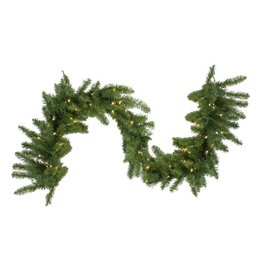 25' x 18" Pre-Lit Buffalo Fir Commercial Christmas Garland
