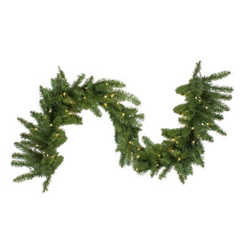 25' x 18" Pre-Lit Buffalo Fir Commercial Christmas Garland