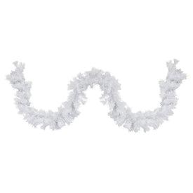 9' x 10" Icy White Iridescent Spruce Artificial Christmas Garland - Unlit