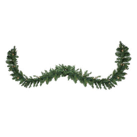 25' x 17" Pre-Lit Buffalo Fir Commercial Christmas Garland