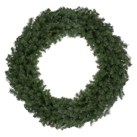48" Unlit Canadian Pine Artificial Christmas Wreath