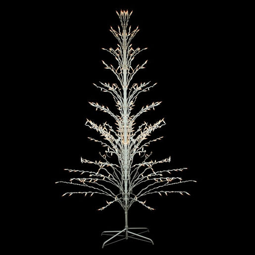9' Cascade Lighted Twig Tree Outdoor Christmas Decoration with Clear Lights