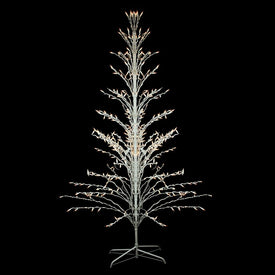 9' Cascade Lighted Twig Tree Outdoor Christmas Decoration with Clear Lights