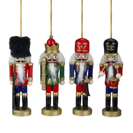 5.25" Assorted Classic Nutcracker Ornaments Set of 4