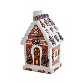10.2" Gingerbread House Cookie Jar