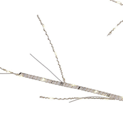 5' Pre-Lit White Birch Twig Tree with Twinkle Warm White Fairy LED Lights
