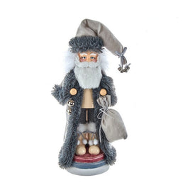 18" Hollywood White and Gray Santa Nutcracker