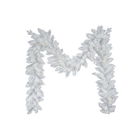 9' Unlit Artificial Jackson White Pine Garland
