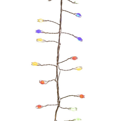 9.8' Cluster Light Set with 300 Multi-Color LED Lights