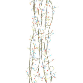 9.8' Cluster Light Set with 300 Multi-Color LED Lights