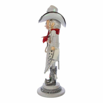 18" Hollywood Rhinestone Cowgirl Nutcracker