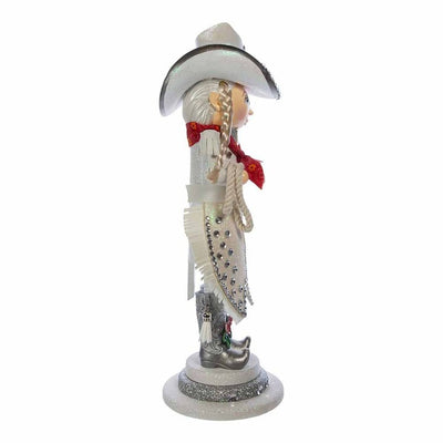 18" Hollywood Rhinestone Cowgirl Nutcracker