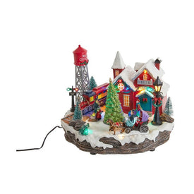 9.25" Light-Up Musical Christmas Village
