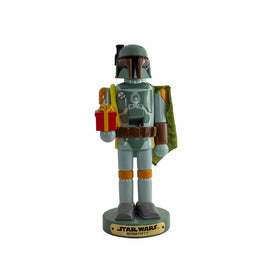 10" Star Wars Boba Fett With Present Nutcracker